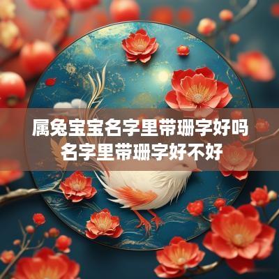 属兔宝宝名字里带珊字好吗 名字里带珊字好不好