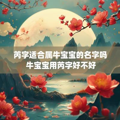 芮字适合属牛宝宝的名字吗 牛宝宝用芮字好不好