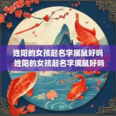 姓阳的女孩起名字属鼠好吗 姓阳的女孩起名字属鼠好吗