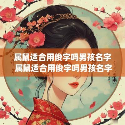属鼠适合用俊字吗男孩名字 属鼠适合用俊字吗男孩名字怎么取