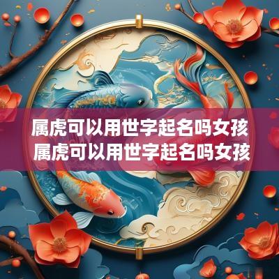 属虎可以用世字起名吗女孩 属虎可以用世字起名吗女孩子