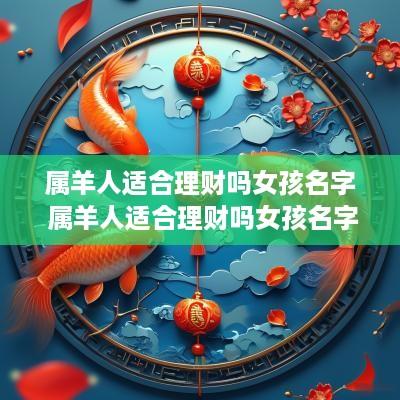 属羊人适合理财吗女孩名字 属羊人适合理财吗女孩名字怎么取