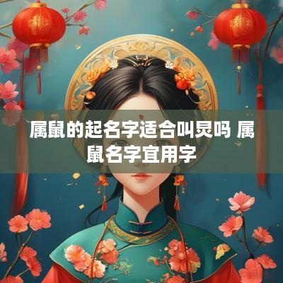 属鼠的起名字适合叫炅吗 属鼠名字宜用字