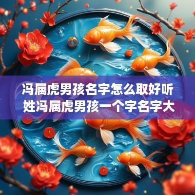 冯属虎男孩名字怎么取好听 姓冯属虎男孩一个字名字大全集