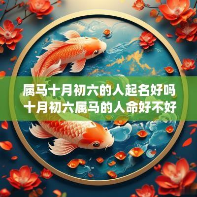 属马十月初六的人起名好吗 十月初六属马的人命好不好