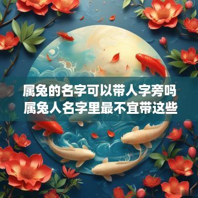 属兔的名字可以带人字旁吗 属兔人名字里最不宜带这些字
