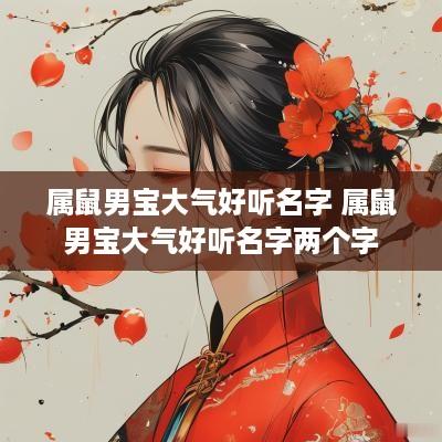 属鼠男宝大气好听名字 属鼠男宝大气好听名字两个字