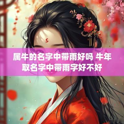 属牛的名字中带雨好吗 蛇年取名字中带雨字好不好