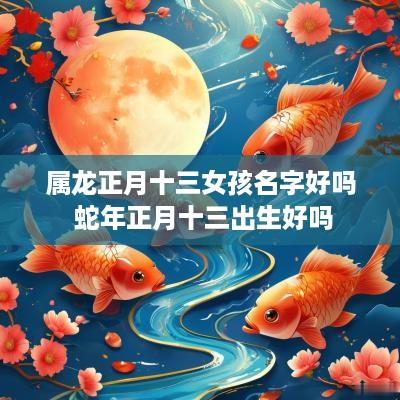 属龙正月十三女孩名字好吗 蛇年正月十三出生好吗