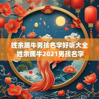 姓余属牛男孩名字好听大全 姓余属牛2025男孩名字