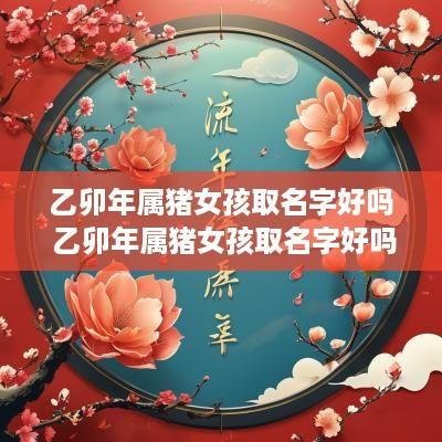 乙卯年属猪女孩取名字好吗 乙卯年属猪女孩取名字好吗