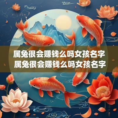 属兔很会赚钱么吗女孩名字 属兔很会赚钱么吗女孩名字怎么取