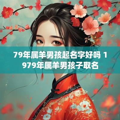 79年属羊男孩起名字好吗 1979年属羊男孩子取名