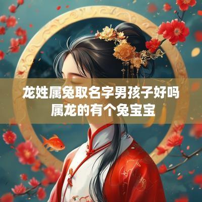 龙姓属兔取名字男孩子好吗 属龙的有个兔宝宝