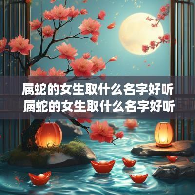 属蛇的女生取什么名字好听 属蛇的女生取什么名字好听点