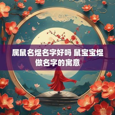 属鼠名煜名字好吗 鼠宝宝煜做名字的寓意