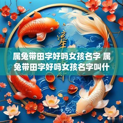 属兔带田字好吗女孩名字 属兔带田字好吗女孩名字叫什么