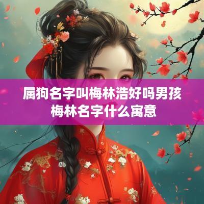 属狗名字叫梅林浩好吗男孩 梅林名字什么寓意