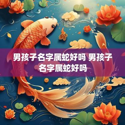 男孩子名字属蛇好吗 男孩子名字属蛇好吗