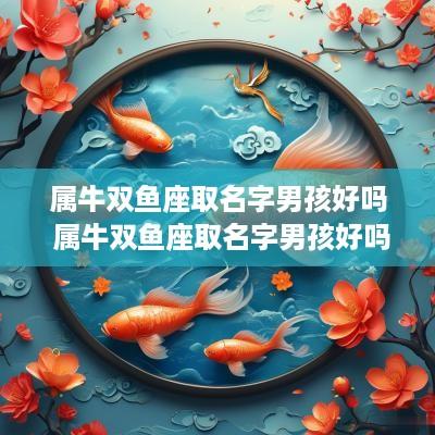 属牛双鱼座取名字男孩好吗 属牛双鱼座取名字男孩好吗