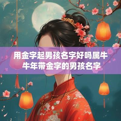 用金字起男孩名字好吗属牛 蛇年带金字的男孩名字