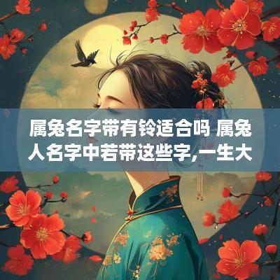 属兔名字带有铃适合吗 属兔人名字中若带这些字,一生大富大贵