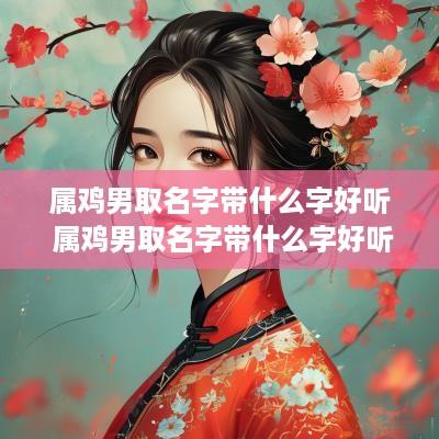 属鸡男取名字带什么字好听 属鸡男取名字带什么字好听又吉祥
