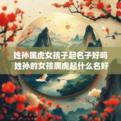 姓孙属虎女孩子起名子好吗 姓孙的女孩属虎起什么名好