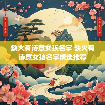 缺火有诗意女孩名字 缺火有诗意女孩名字精选推荐