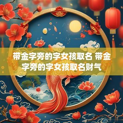 带金字旁的字女孩取名 带金字旁的字女孩取名财气