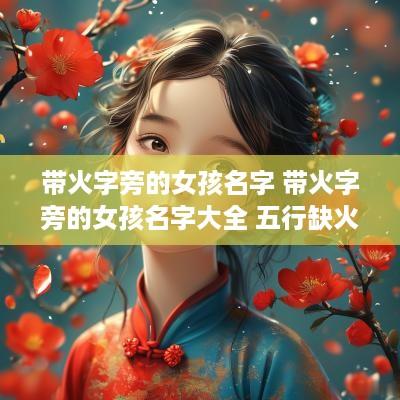 带火字旁的女孩名字 带火字旁的女孩名字大全 五行缺火怎么起名