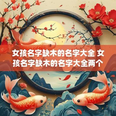 女孩名字缺木的名字大全 女孩名字缺木的名字大全两个字