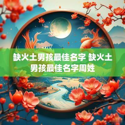 缺火土男孩最佳名字 缺火土男孩最佳名字周姓