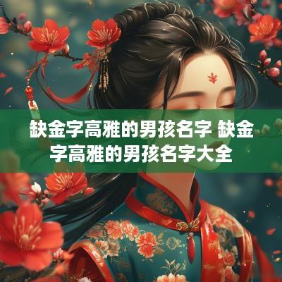 缺金字高雅的男孩名字 缺金字高雅的男孩名字大全