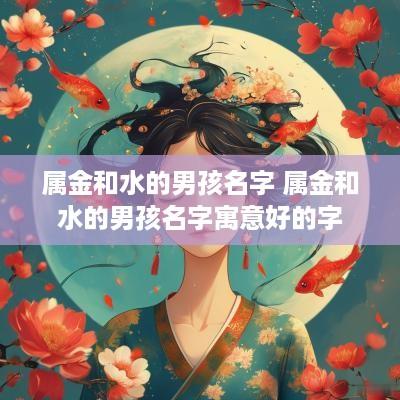 属金和水的男孩名字 属金和水的男孩名字寓意好的字