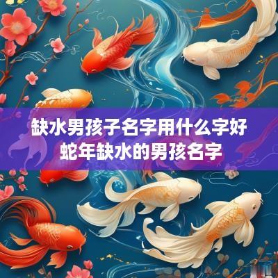 缺水男孩子名字用什么字好 蛇年缺水的男孩名字