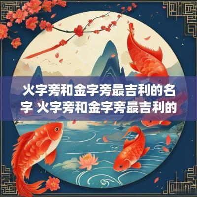 火字旁和金字旁最吉利的名字 火字旁和金字旁最吉利的名字男孩