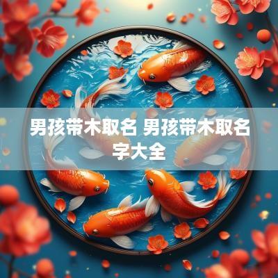 男孩带木取名 男孩带木取名字大全