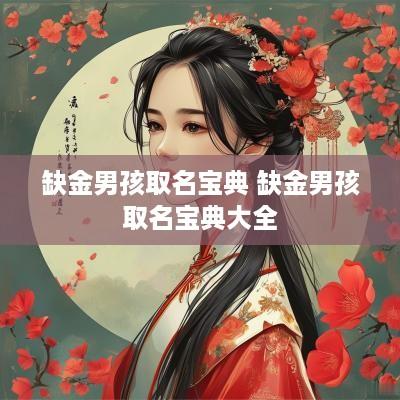 缺金男孩取名宝典 缺金男孩取名宝典大全