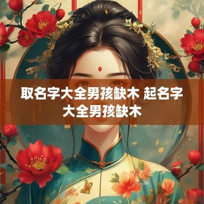 取名字大全男孩缺木 起名字大全男孩缺木