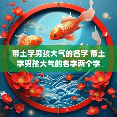 带土字男孩大气的名字 带土字男孩大气的名字两个字