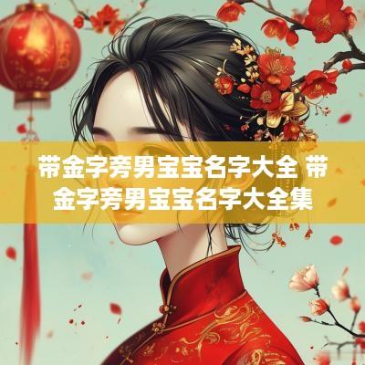 带金字旁男宝宝名字大全 带金字旁男宝宝名字大全集