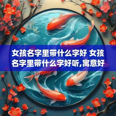 女孩名字里带什么字好 女孩名字里带什么字好听,寓意好