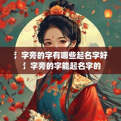 氵字旁的字有哪些起名字好 氵字旁的字能起名字的