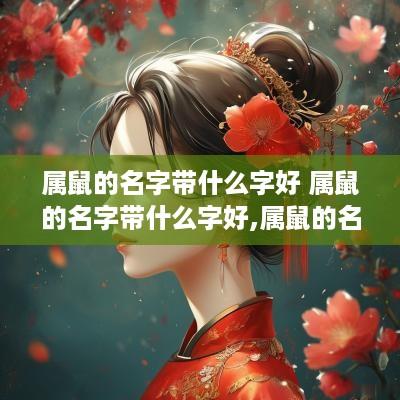 属鼠的名字带什么字好 属鼠的名字带什么字好,属鼠的名字宜用字有哪些