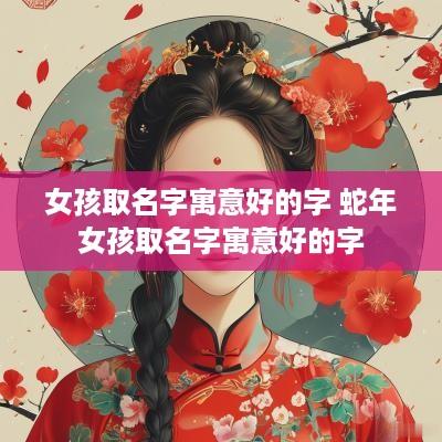 女孩取名字寓意好的字 蛇年女孩取名字寓意好的字