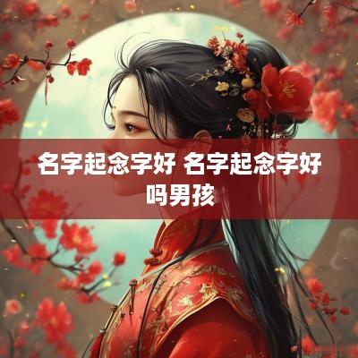 名字起念字好 名字起念字好吗男孩