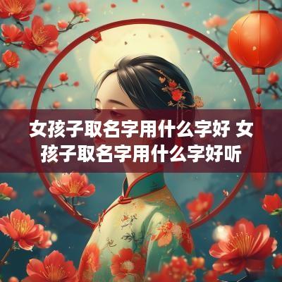 女孩子取名字用什么字好 女孩子取名字用什么字好听