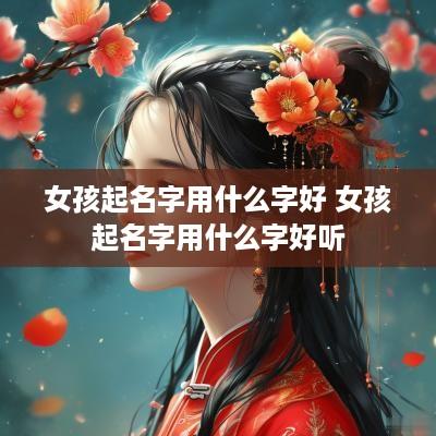 女孩起名字用什么字好 女孩起名字用什么字好听