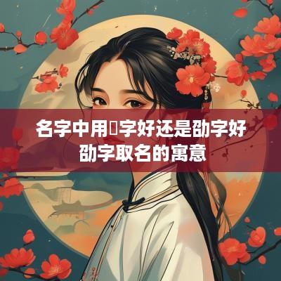 名字中用玿字好还是劭字好 劭字取名的寓意